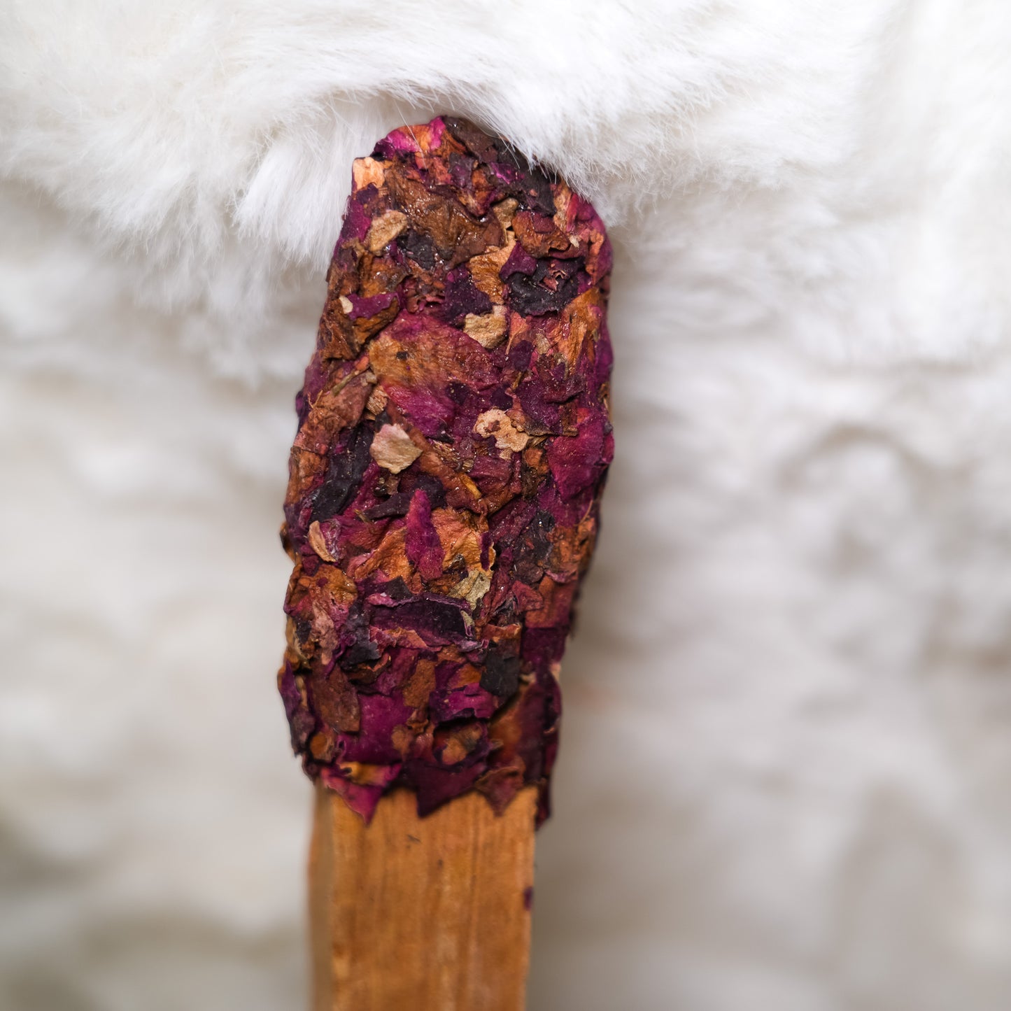 Dipped Red Rose Palo Santo