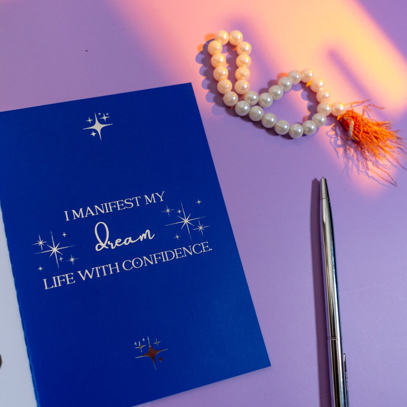 Cosmic Starlight Mini — Pocket Journal for Intention & Healing