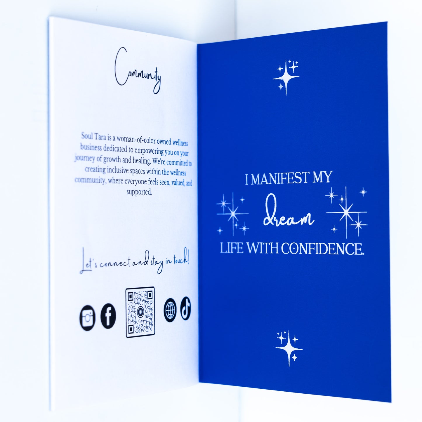 Cosmic Starlight Mini – Pocket Journal for Intention & Healing