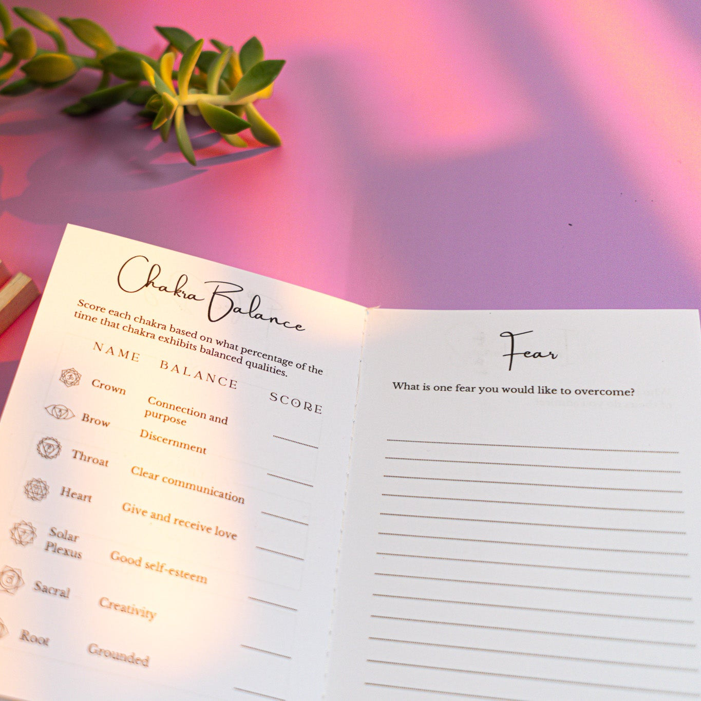 Cosmic Starlight Mini — Pocket Journal for Intention & Healing