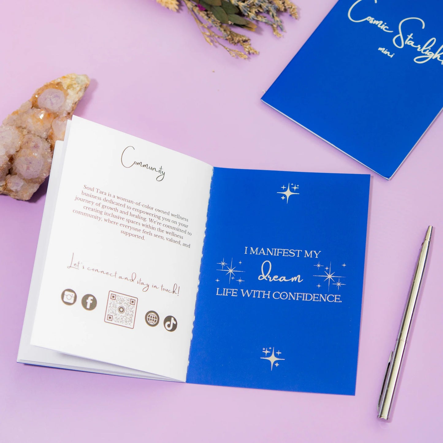 Cosmic Starlight Mini 5-Pack — Pocket Journals for Intention & Healing